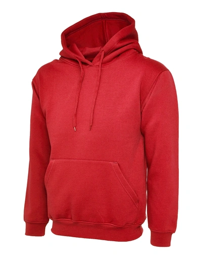 Red Hooded Sweatshirt