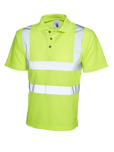 Yellow High Visibility Poloshirt