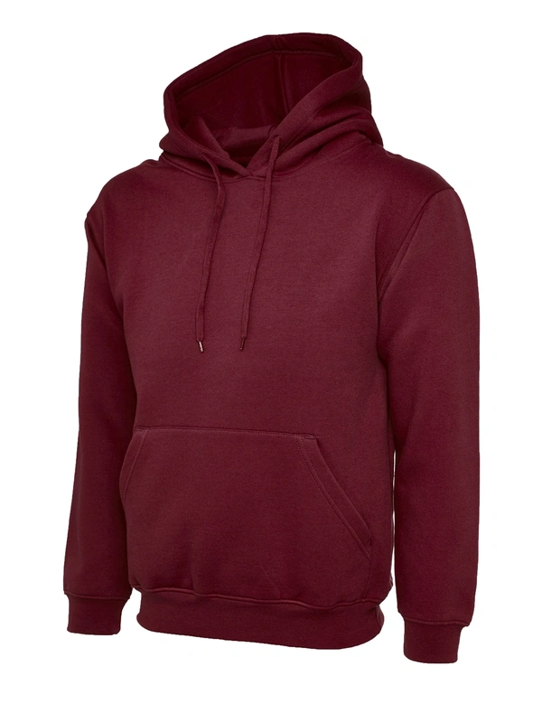 Maroon Hooded Sweatshirt