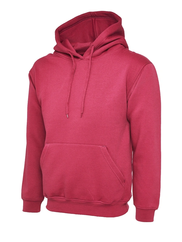 Hot Pink Hooded Sweatshirt