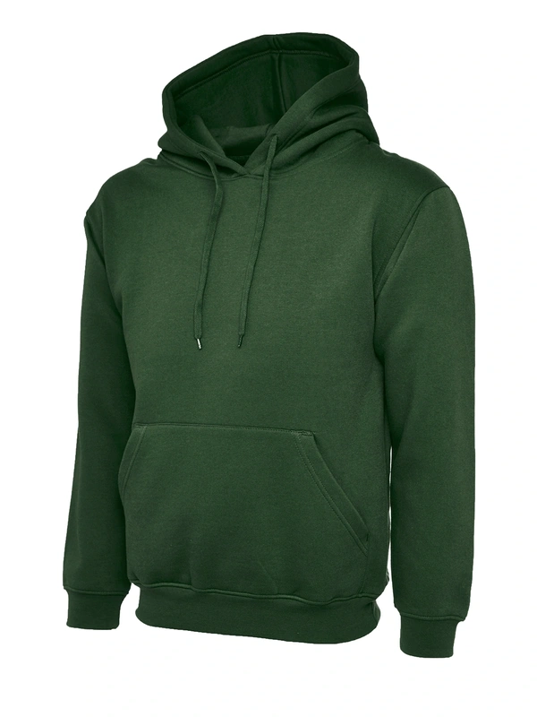 Bottle Green Hooded Sweatshirt