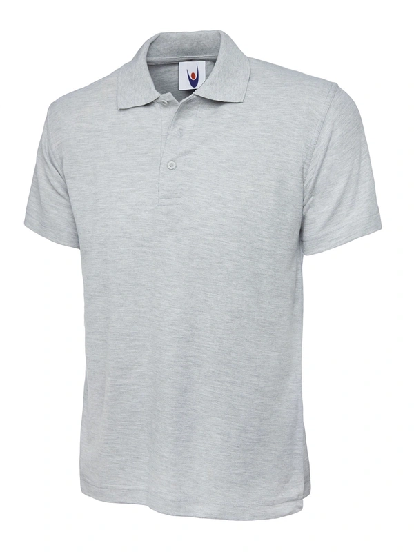 Heather Grey Polo Shirt