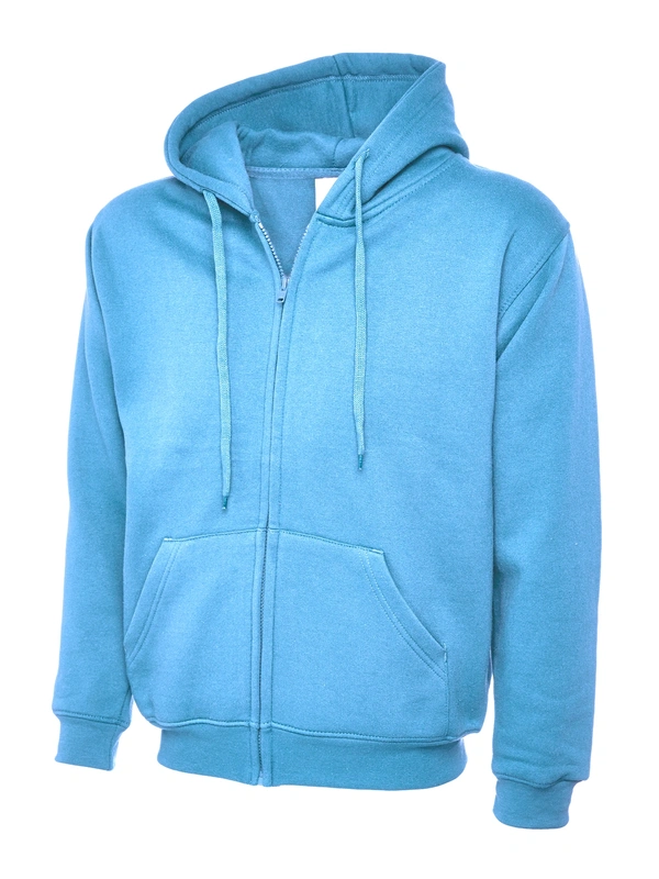Sky Full zip Hooded Sweatshirt