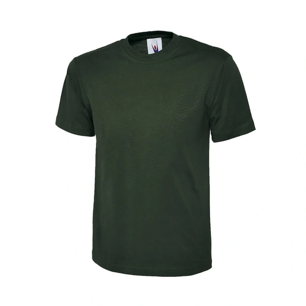Bottle Green Crew Neck T