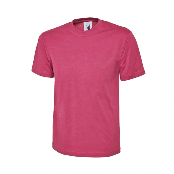 Hot Pink Crew Neck T