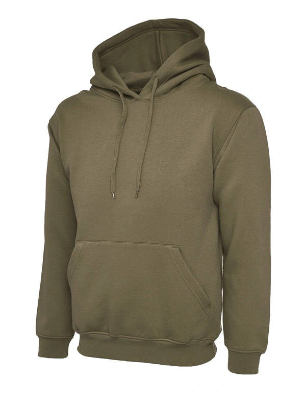 Militray Green Hooded Sweatshirt