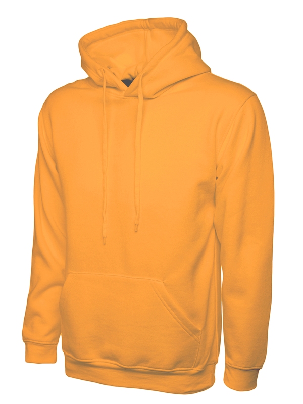 Orange Hooded Sweatshirt